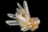 Tangerine Quartz Crystal Cluster - Madagascar #112832-1